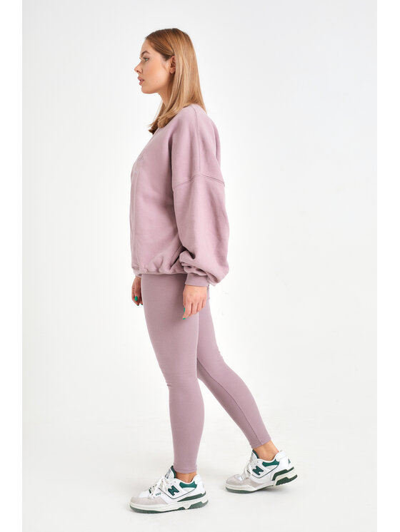 Chiara Wear Chiara Wear Legginsy PUSH UP Fioletowy Slim Fit