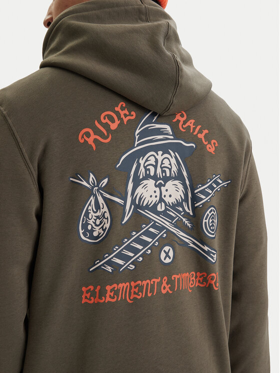 Element Element Felpa Timber Hobos Po ELYSF00314 Cachi Regular Fit