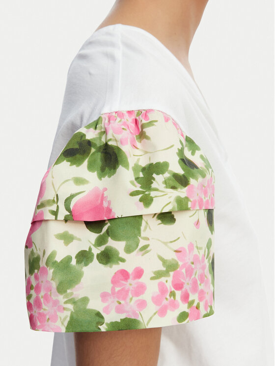 Liu Jo Liu Jo Póló WA6513 J6308 Fehér Relaxed Fit