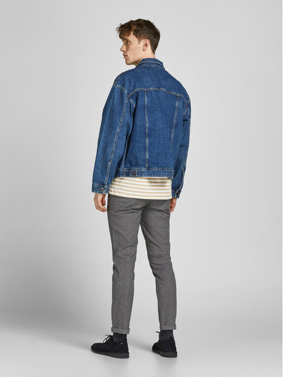 Jack&Jones Jack&Jones Chino hlače Marco 12206198 Siva Slim Fit
