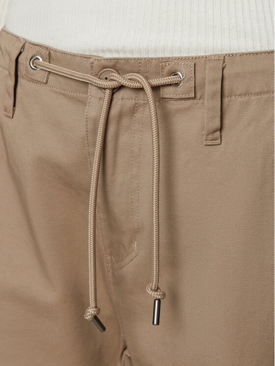 Converse Converse Pantaloni di tessuto 10026957-A03 Beige Relaxed Fit