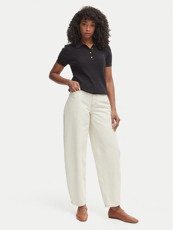 Tommy Hilfiger Tommy Hilfiger Пуловер WW0WW41474 Черен Regular Fit