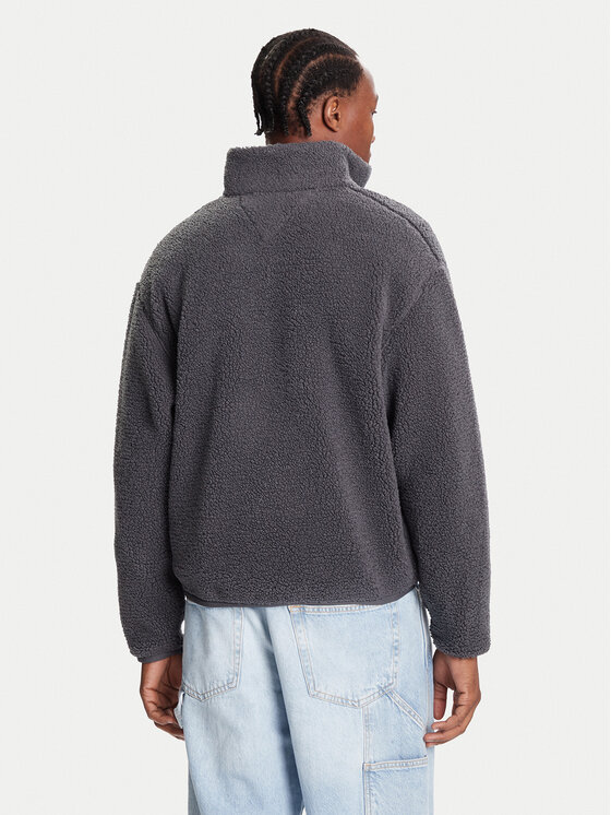 Tommy Jeans Tommy Jeans Mikina DM0DM22078 Sivá Relaxed Fit