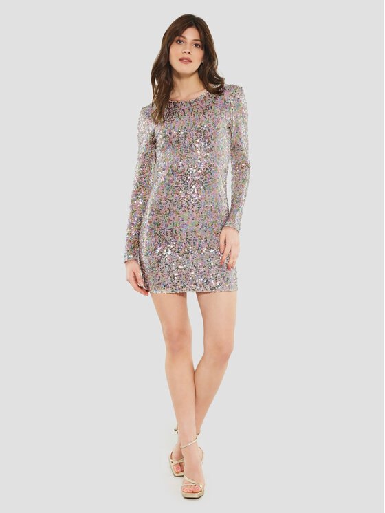 Swing Swing Koktel haljina 5AF02900 Šarena Slim Fit