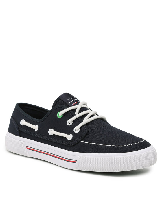 Tommy Hilfiger Tenis wki Core Boat Shoe Canvas FM0FM04510