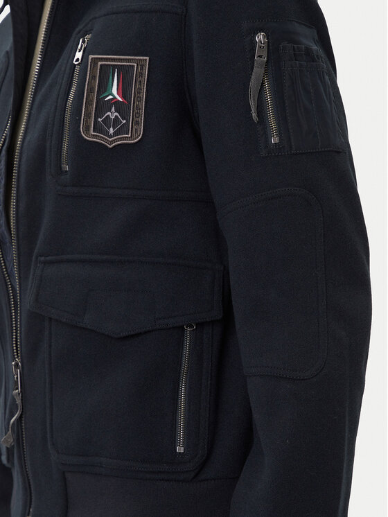 Aeronautica Militare Aeronautica Militare Μπόμπερ μπουφάν 252AM1380UL00902 Σκούρο μπλε Regular Fit