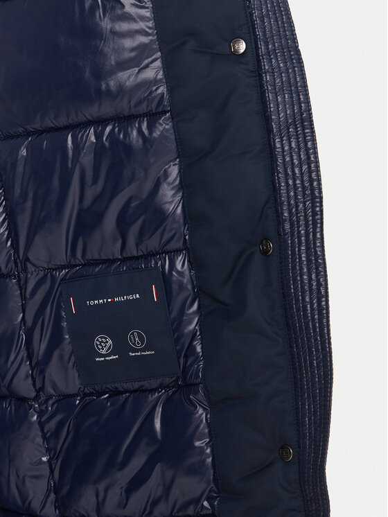 Tommy Hilfiger Tommy Hilfiger Striukė WW0WW46533 Tamsiai mėlyna Relaxed Fit