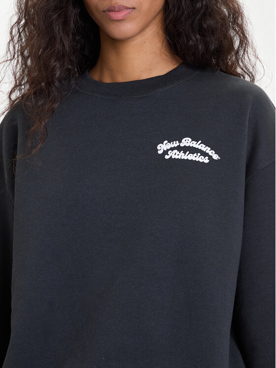 New Balance New Balance Sweatshirt WT53516 Schwarz Relaxed Fit