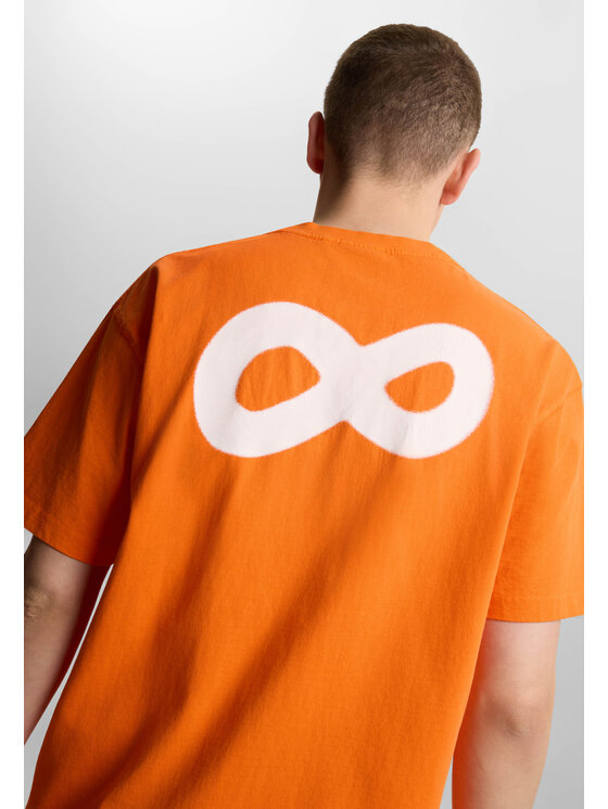 PROSTO. PROSTO. T-Shirt Infinity D Pomarańczowy Oversize