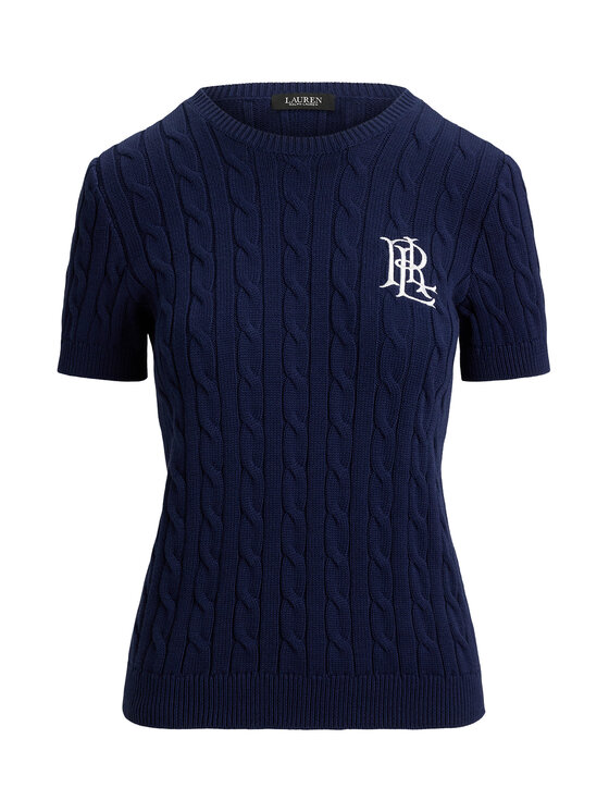 LAUREN RALPH LAUREN LAUREN RALPH LAUREN Sweter 200P07025001 Granatowy Relaxed Fit