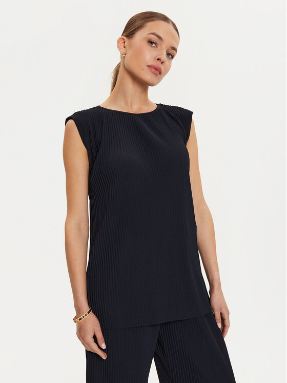 Max Mara Leisure Max Mara Leisure Majica Cambusa 24269460 Tamnoplava Regular Fit