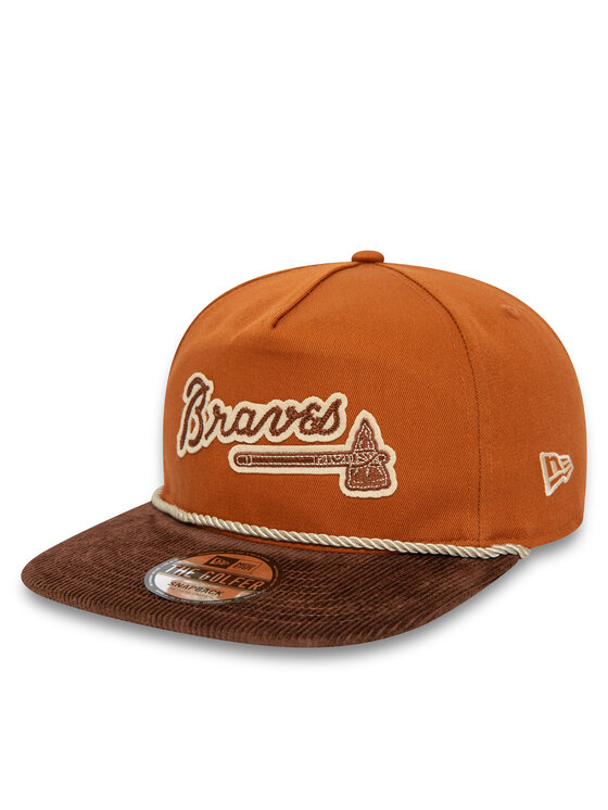 New Era New Era Kapa s šiltom Cord Golfer Braves 60435053 Rjava
