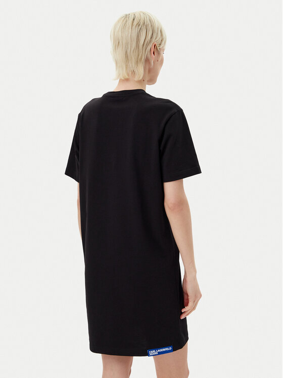 KARL LAGERFELD KARL LAGERFELD Haljina za svaki dan A2W13028 Crna Regular Fit