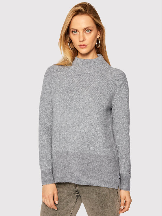 Calvin Klein Calvin Klein Golfas Lurex K20K202252 Pilka Regular Fit