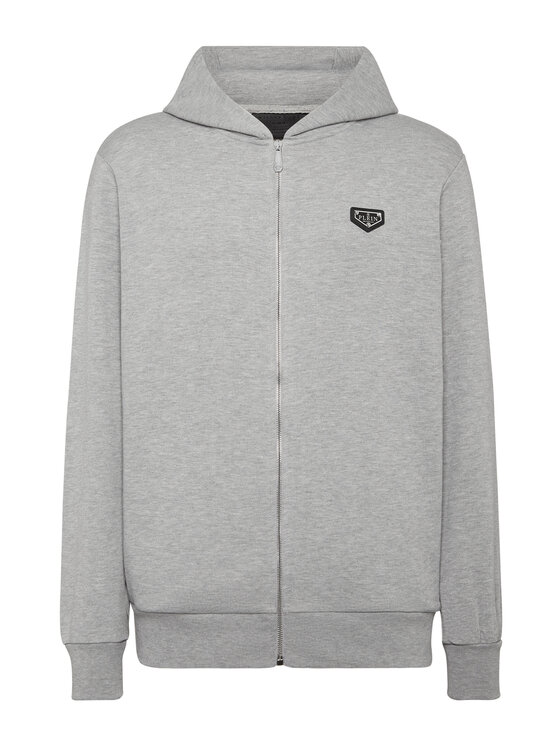 PHILIPP PLEIN PHILIPP PLEIN Bluza 9581 Szary Regular Fit