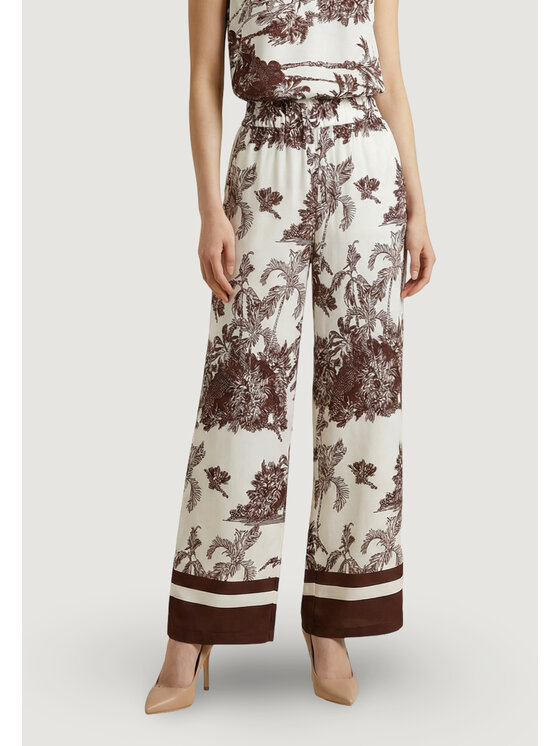 Artigli Artigli Pantaloni palazzo FANTASIA Beige Casual Fit