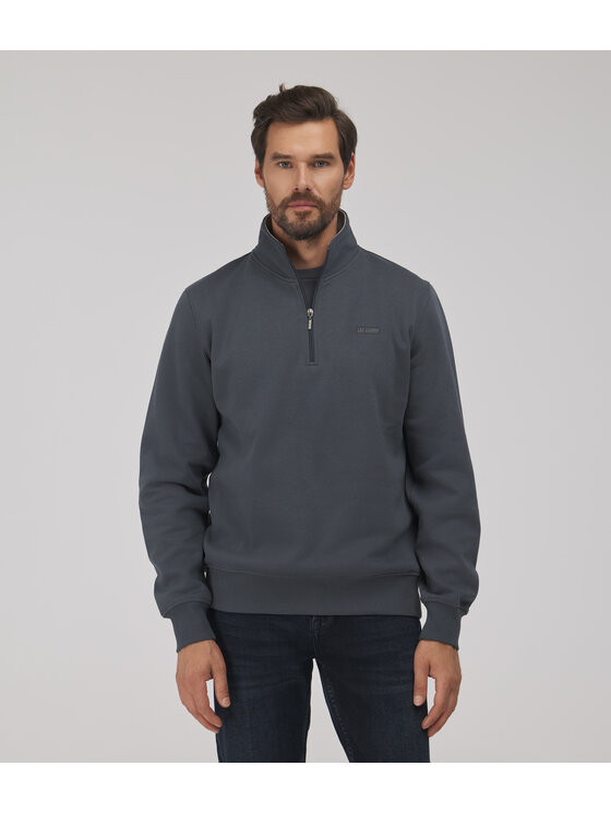 Lee Cooper Lee Cooper Bluza NOEL Szary ciemny Regular Fit