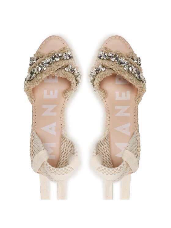 Manebi Manebi Espadrilės X Wedges Valenciana Smėlio