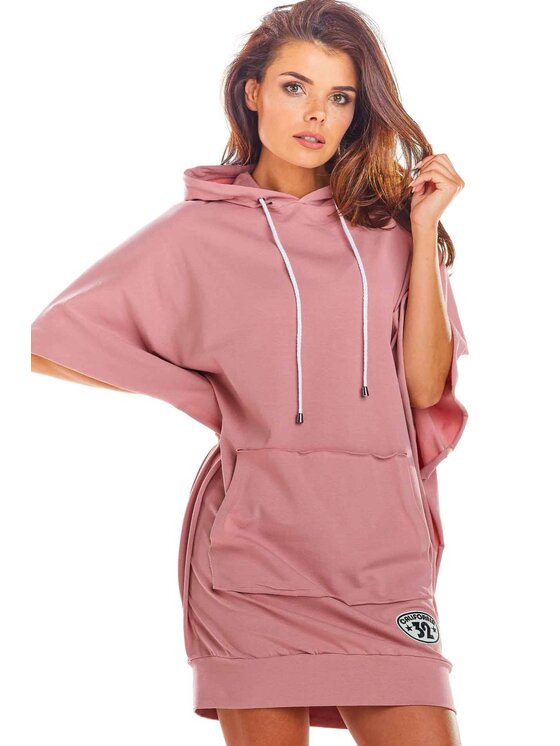 Infinite You Infinite You Sukienka letnia M215 Różowy Basic Fit