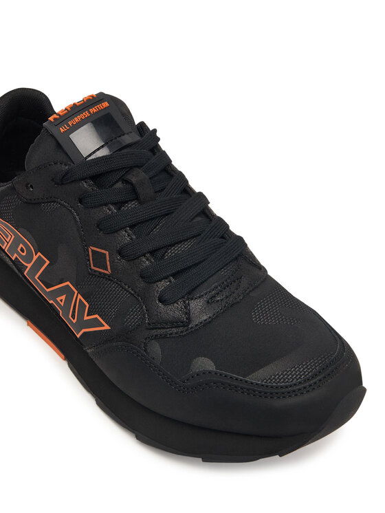 REPLAY REPLAY Sneakersy GMS68 .000.C0114S Czarny