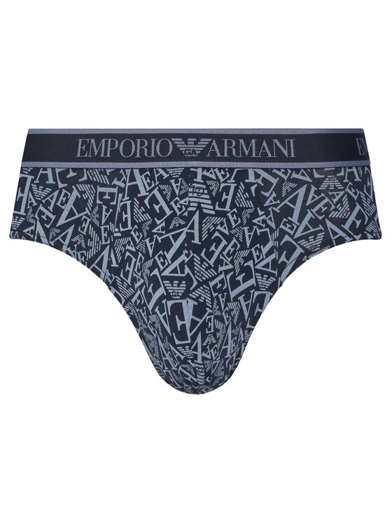 Emporio Armani Underwear Emporio Armani Underwear Set od 3 para muških slip gaća EM000369 AF10779 MB089 Tamnoplava
