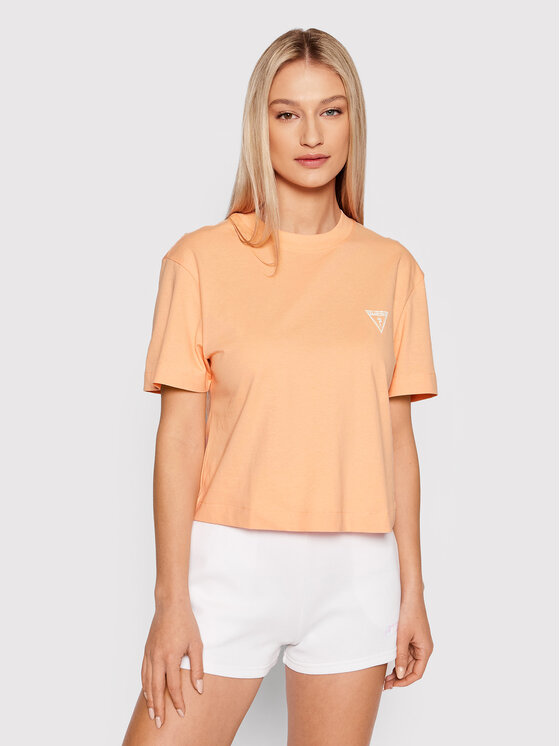 T-shirt Cammie V2GI09 K8HM0 Arancione Regular Fit