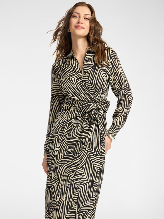 Elena Mirò Elena Mirò Sukienka wieczorowa 7014P000327N001 Czarny Slim Fit