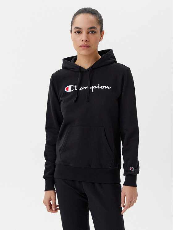 Champion Champion Pulóver 118097 Fekete Slim Fit