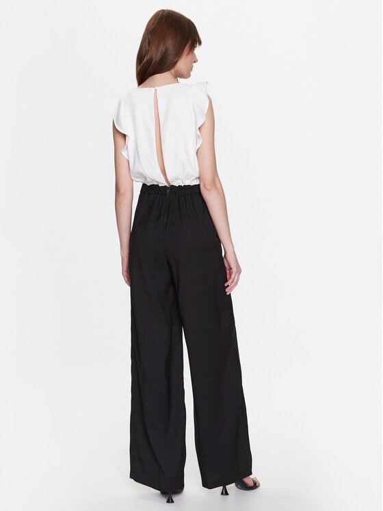 NAF NAF NAF NAF Jumpsuit Lamartha XEND17 Écru Regular Fit