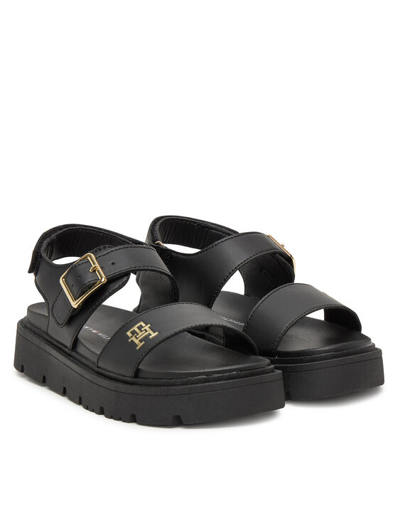 Tommy Hilfiger Tommy Hilfiger Sandalen T3A2-33785-0326 S Schwarz