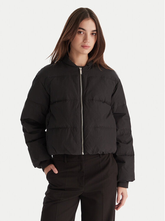 Calvin Klein Calvin Klein Vatovaná bunda LV044D518G Čierna Regular Fit