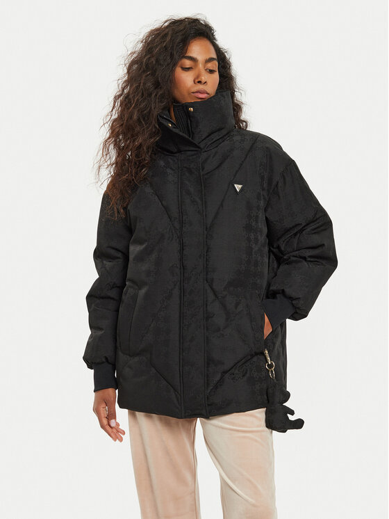 Guess Zimné bundy V4BL01 WGLW2 Čierna Regular Fit