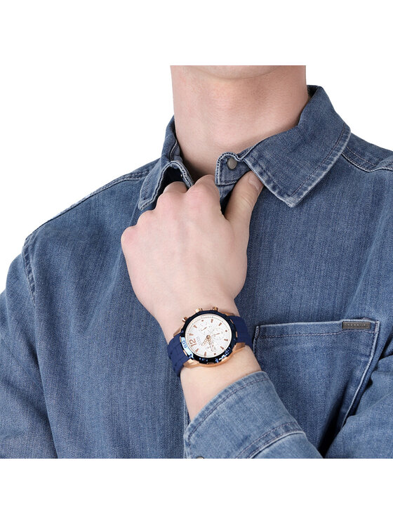 Guess Guess Zegarek W0864G5 Niebieski