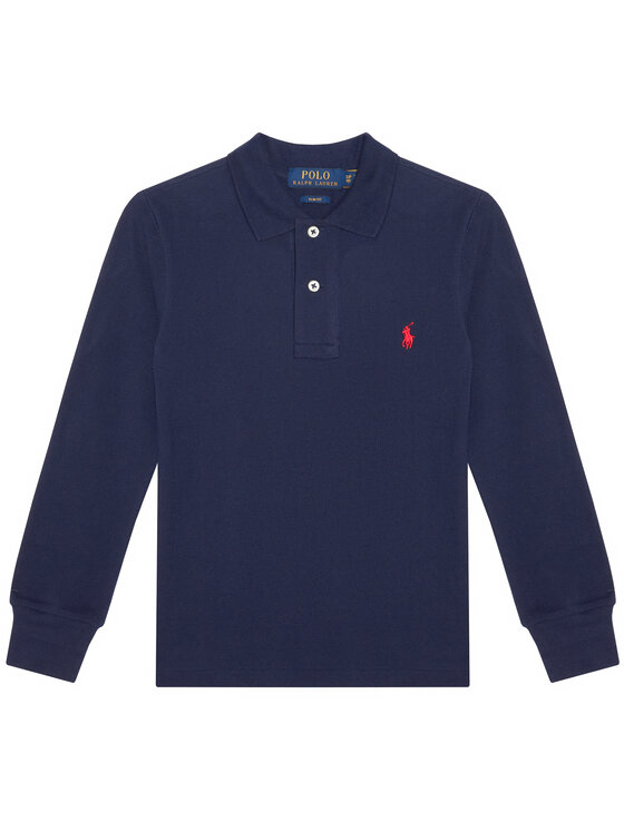 Polo Ralph Lauren Polo Ralph Lauren Polo marškinėliai 323708858024 Tamsiai mėlyna Slim Fit