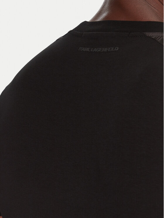 KARL LAGERFELD KARL LAGERFELD Тишърт 755030 554235 Черен Regular Fit
