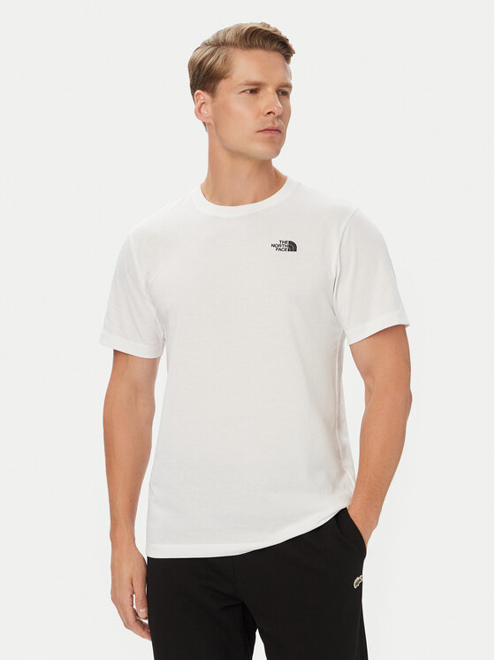 The North Face The North Face T-Shirt Evolution Simple Dome NF0A8CZ2 Biały Regular Fit