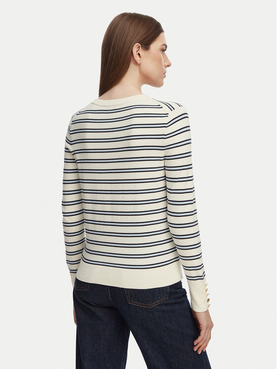 Tommy Hilfiger Tommy Hilfiger Pulover WW0WW40098 Bež Regular Fit