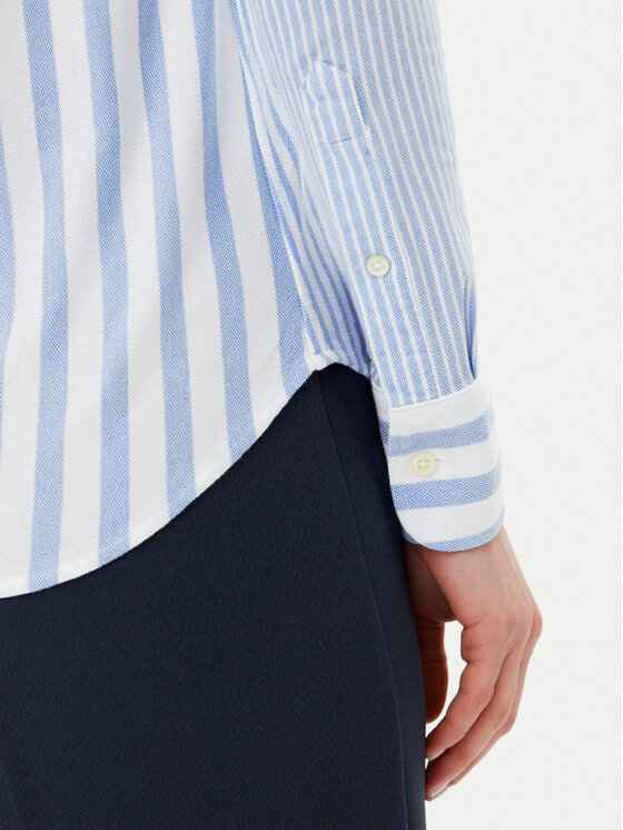 Polo Ralph Lauren Polo Ralph Lauren Marškiniai 211965102002 Mėlyna Slim Fit