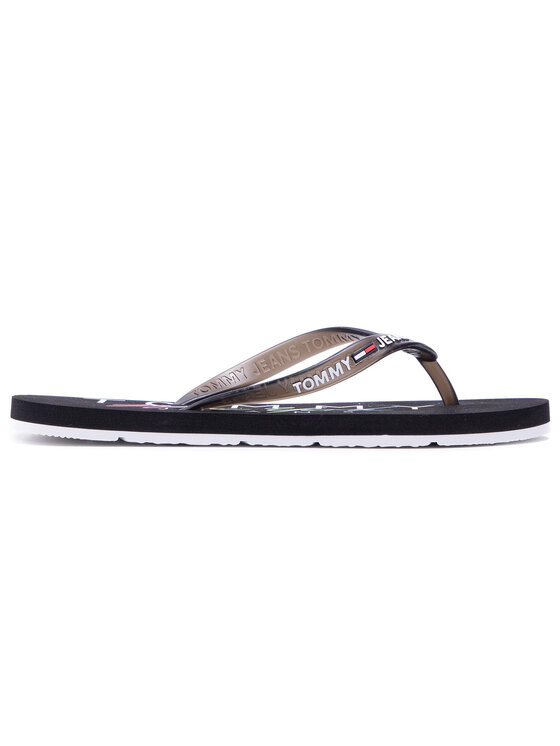 Tommy Jeans Tommy Jeans Infradito Rubber Thong Beach Sandal EN0EN01302 Nero