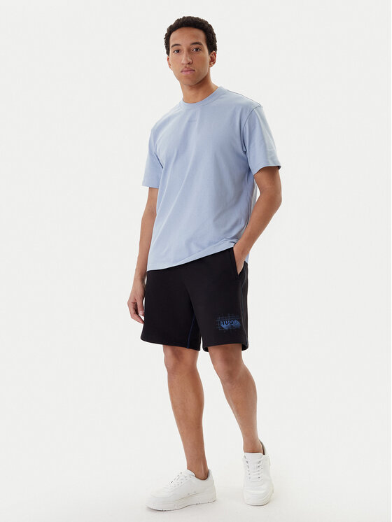 HUGO HUGO Szorty sportowe Nothali 50553499 Czarny Regular Fit