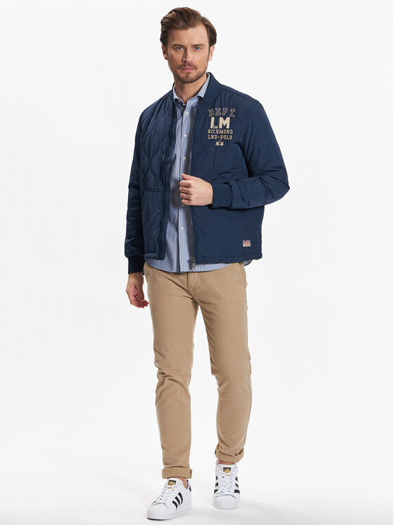 La Martina La Martina Geacă VMO300 PL028 Bleumarin Regular Fit