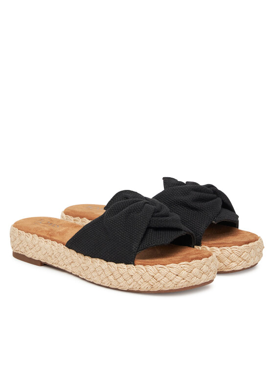 Toms Toms Еспадрильї Abby Slide 10021978 Чорний
