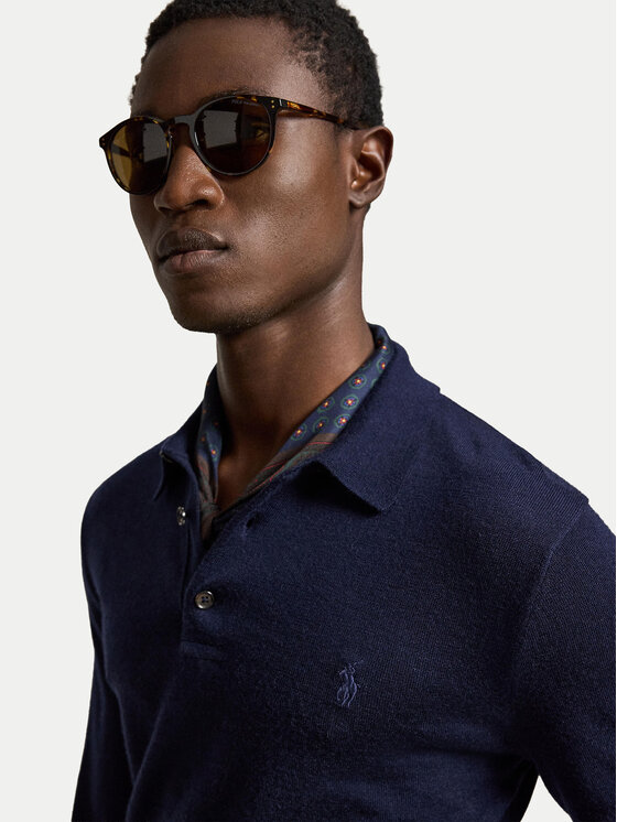 Polo Ralph Lauren Polo Ralph Lauren Πουλόβερ 710941104001 Σκούρο μπλε Regular Fit