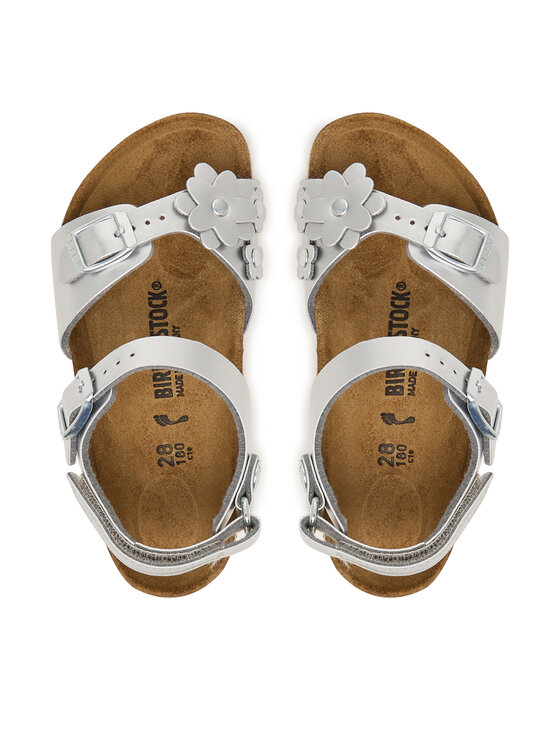 Birkenstock Birkenstock Szandál Rio As Flowers 1031702 S Ezüst