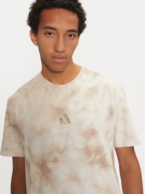 adidas adidas Tričko ALL SZN Wash IY6589 Béžová Regular Fit
