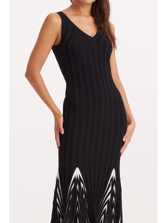 Castellani Castellani Sukienka Iness Czarny Regular Fit