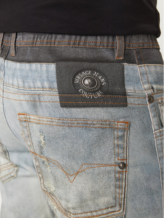 Versace Jeans Couture Versace Jeans Couture Džínsy 80GAB5RP ES156 Svetlo modrá Straight Fit