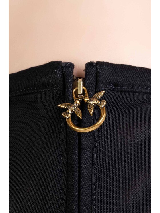 PINKO Pinko Spodnie materiałowe GALASSIA Czarny Slim Fit