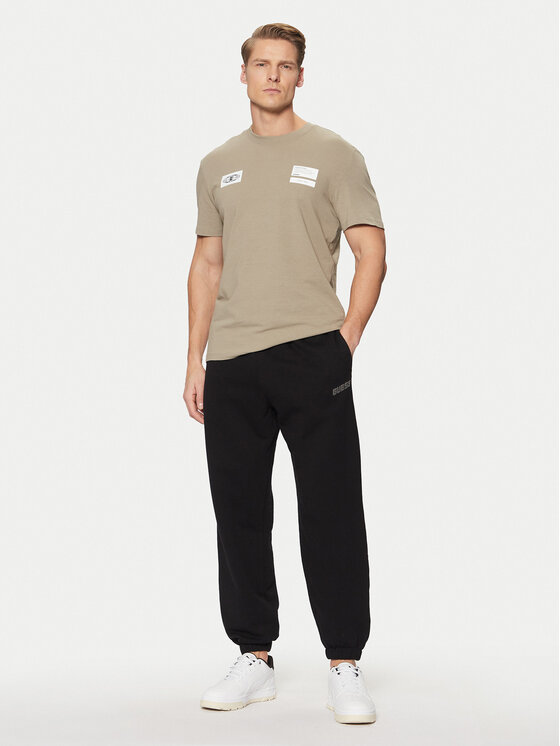 Guess Guess T-shirt Z5RI14 J1314 Bež Regular Fit