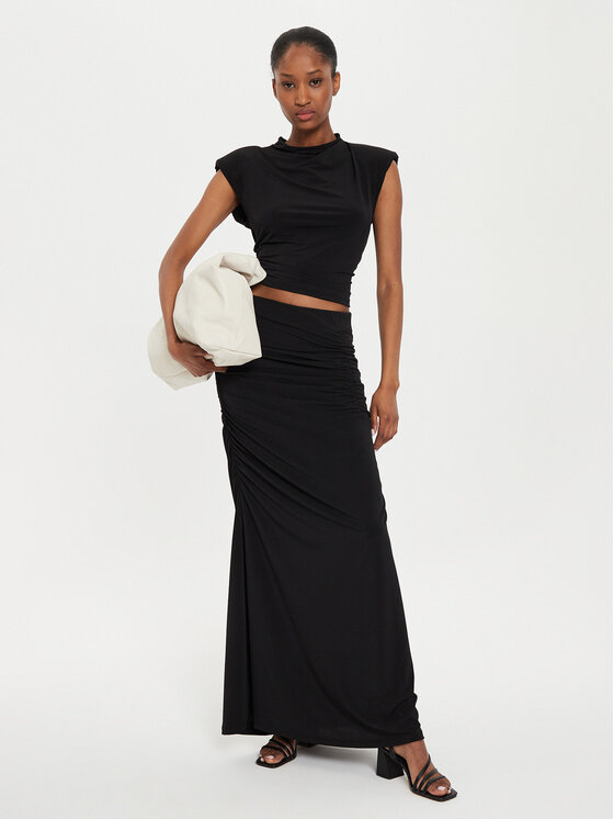 Gestuz Gestuz Maxi suknja Maily 10909256 Crna Slim Fit